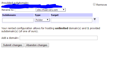 Silly me, heres the image thats broken above. Its under the words &quot;I went into domain page and saw this.&quot;